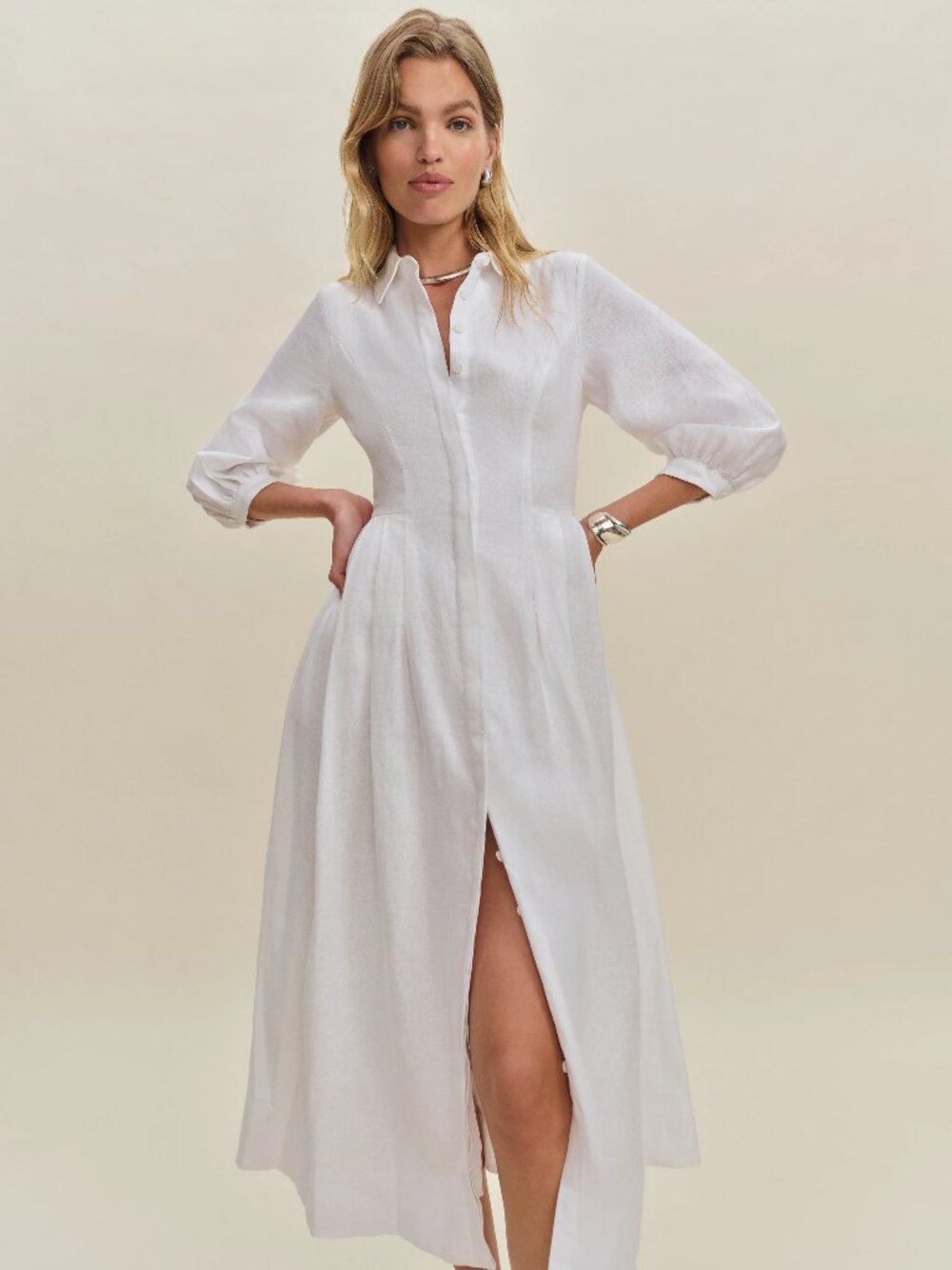 Reformation Tara linen Dress NWT